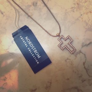 Crystal Cross Necklace